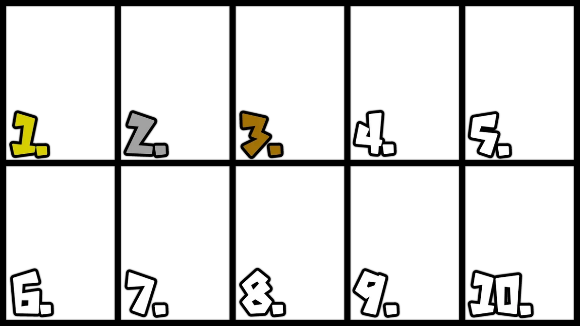 Top 10 Template. by RorickRumbles on DeviantArt