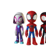 Peter, Gwen, and Miles Render PNG.