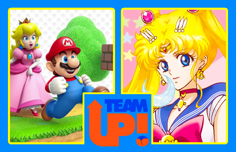 Mario and Sailor Moon Team Up