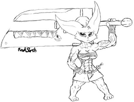 Tali, the Buster Vixen (concept)