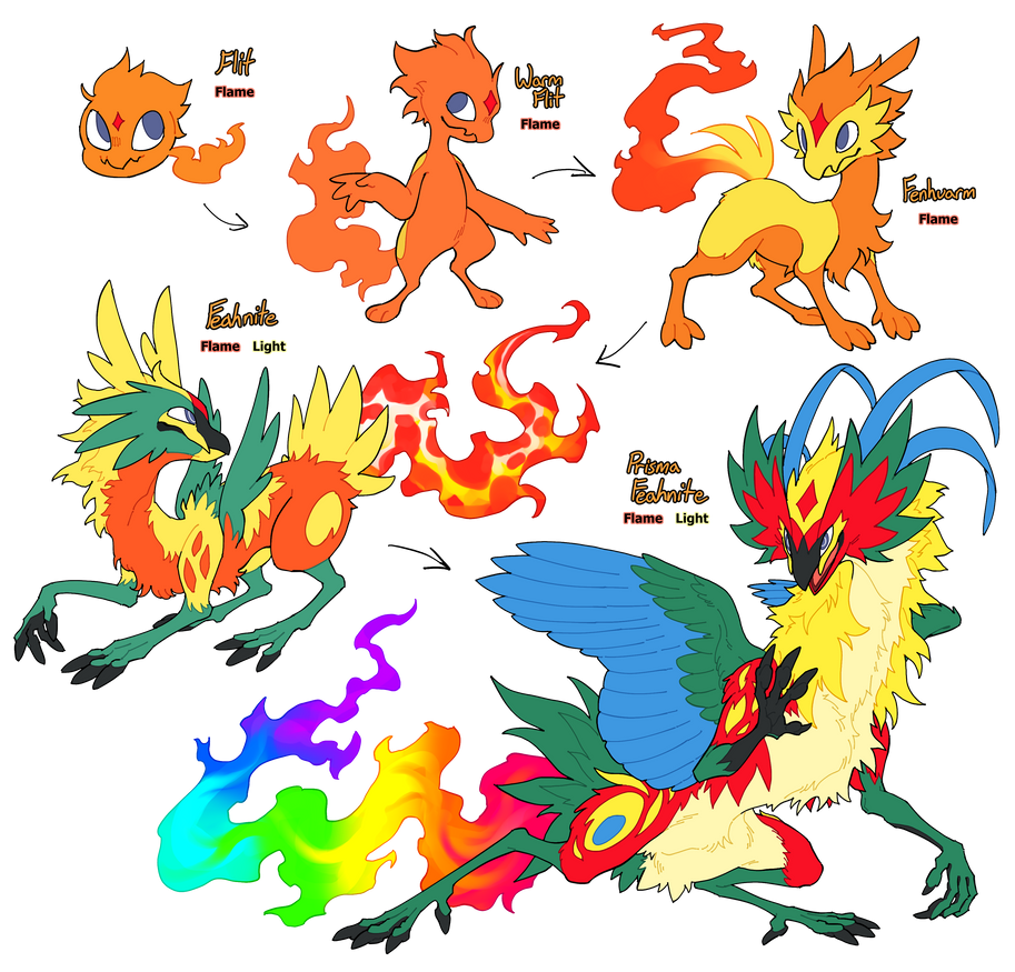 Flit evo line by Xemma88 on DeviantArt