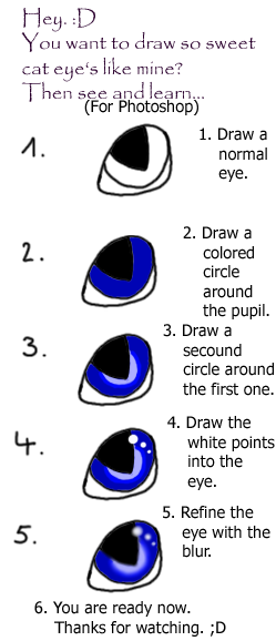 How to paint eyes...