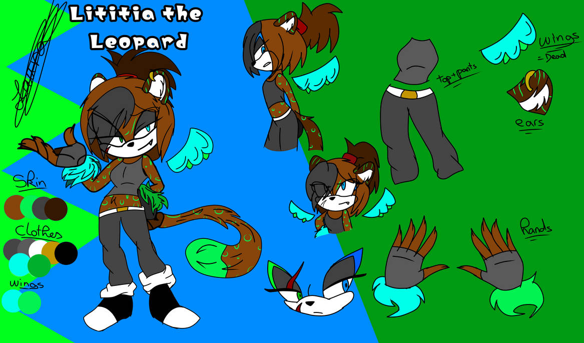 Lititia the Leopard (my sonic au) by LaurentKun-Kitsune on DeviantArt