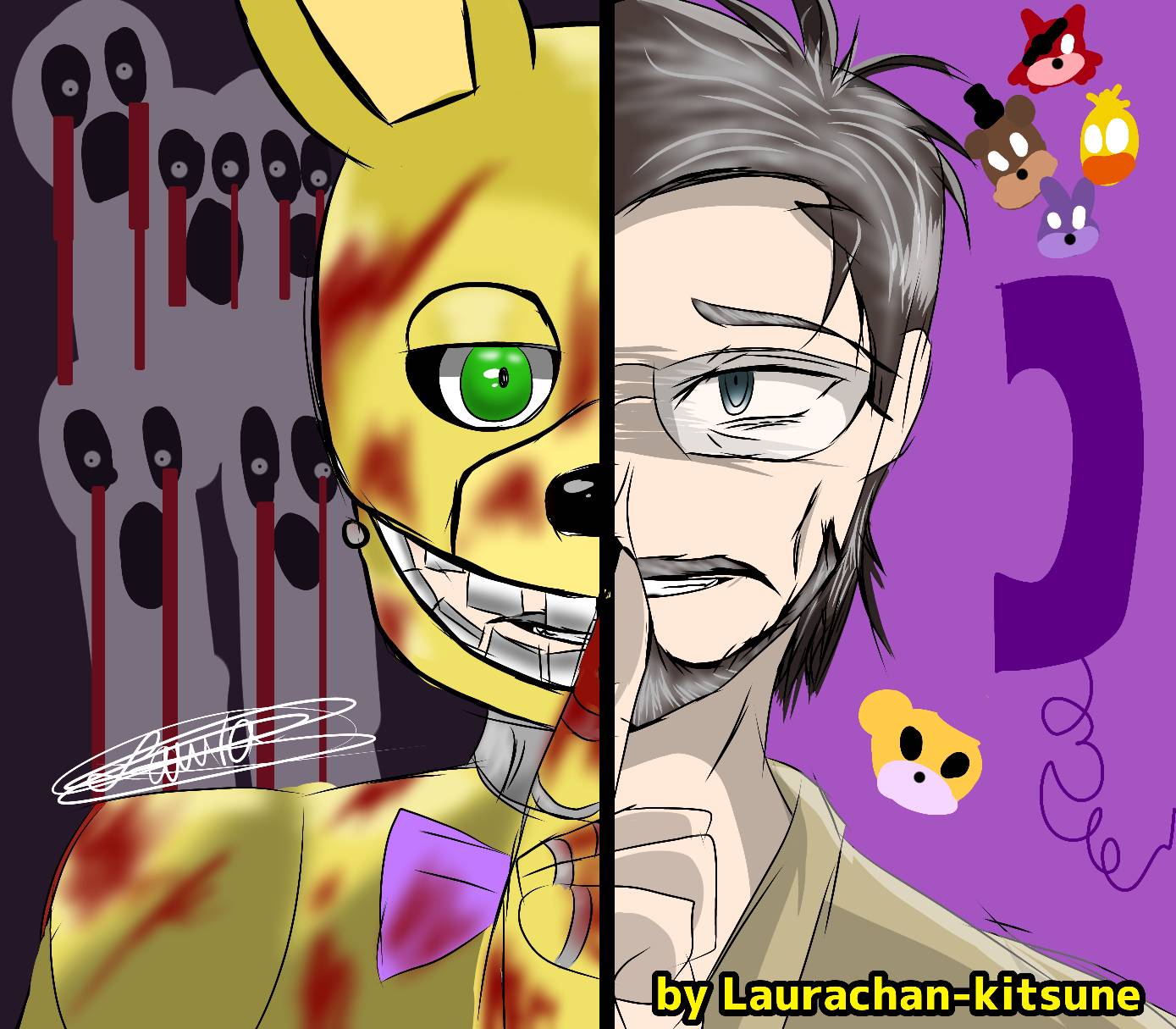Fanart William Afton Movie By Laurachan Kitsune On DeviantArt fanart-william-afton-movie-by-laurachan-kitsune-on-deviantart