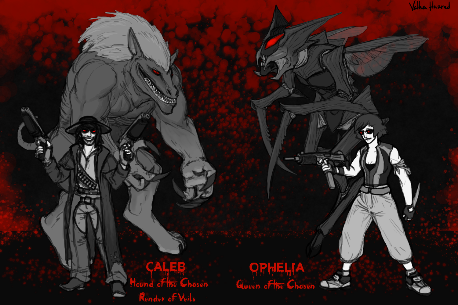 Blood 2 The Chosen Redesign Caleb And Ophelia By Valhahazred On Deviantart