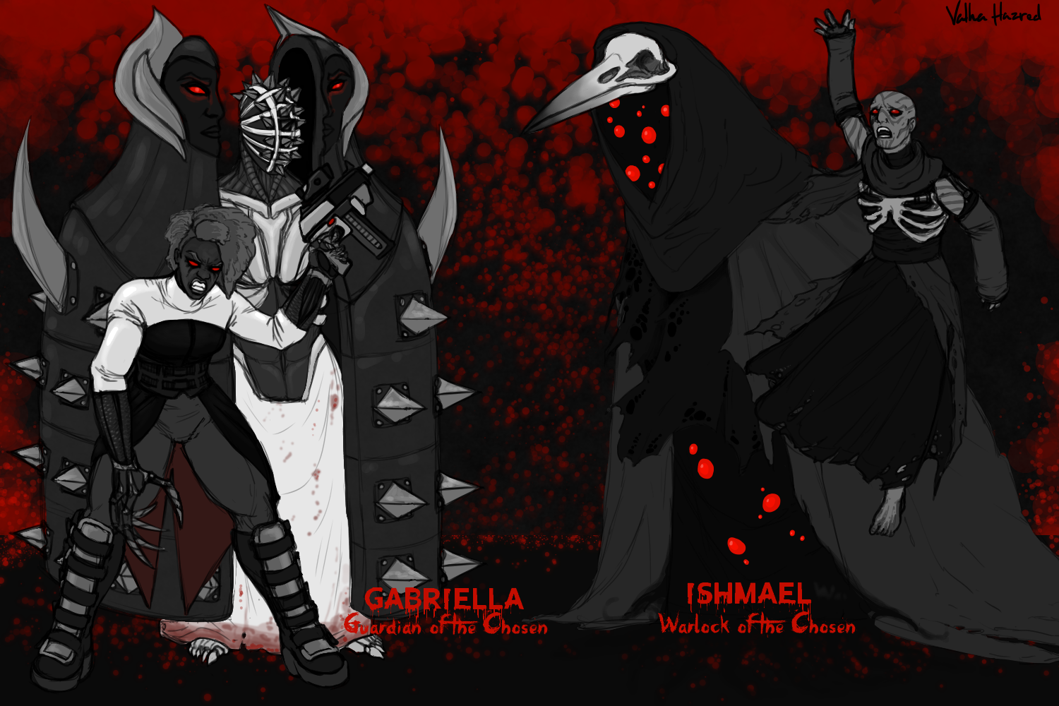 Blood 2 The Chosen Gabriella And Ishmael By Valhahazred On Deviantart