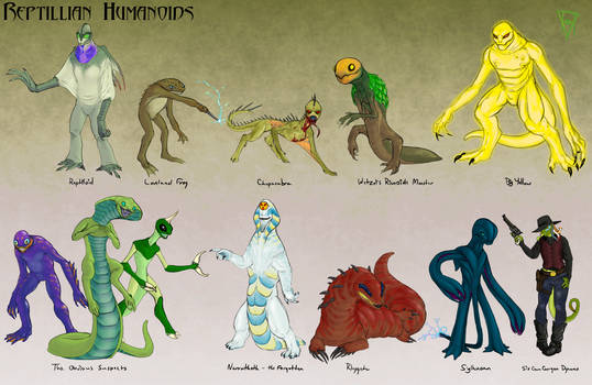 Cryptid Mythos - Reptilian Humanoids