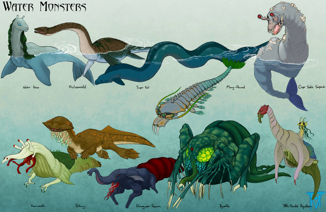 Turkish Cryptids Cryptid Mythos - Water monsters by ValhaHazred on DeviantArt