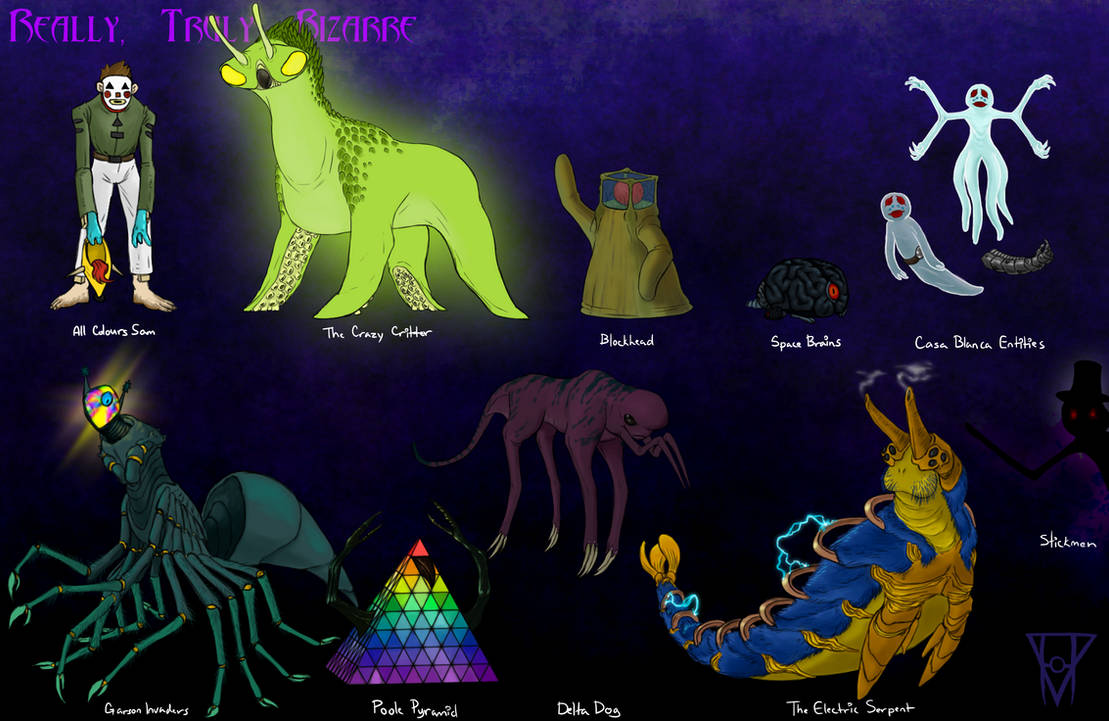 Cryptid Mythos Bonus - Really, Truly, Bizarre by ValhaHazred on DeviantArt