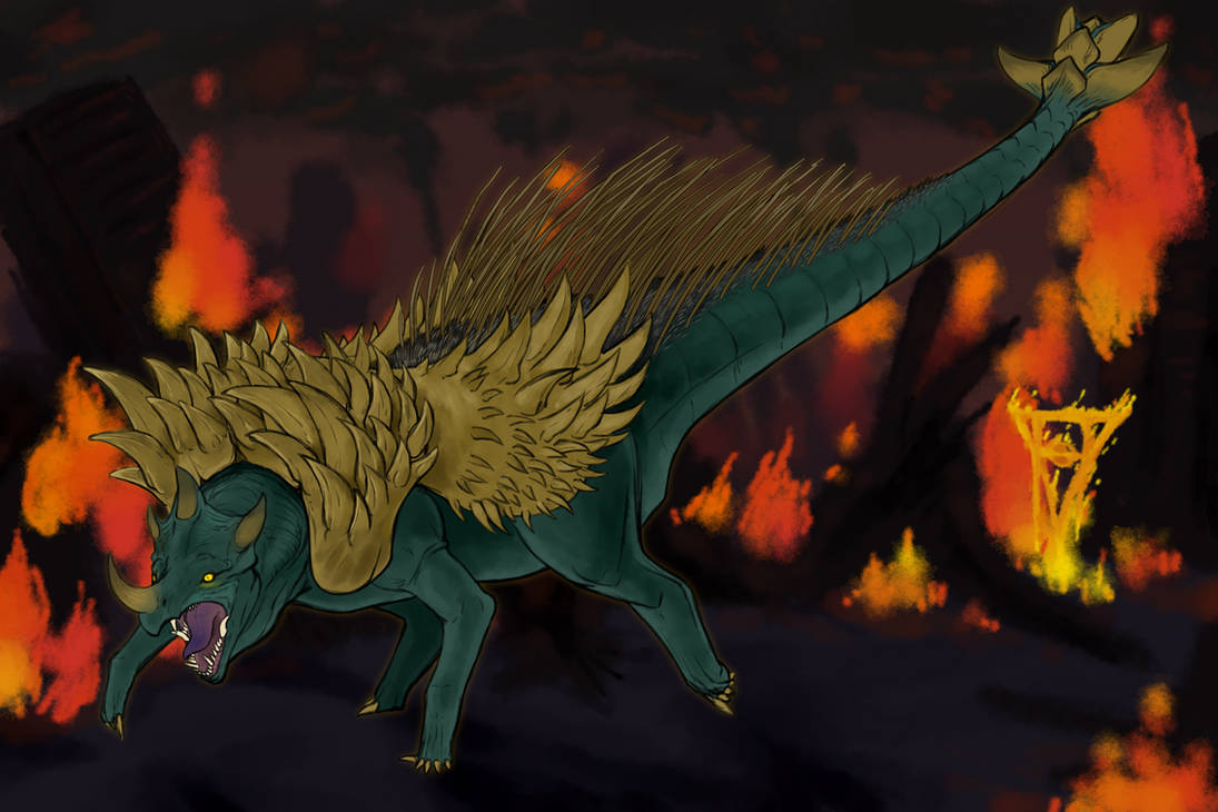 Anguirus by ValhaHazred on DeviantArt