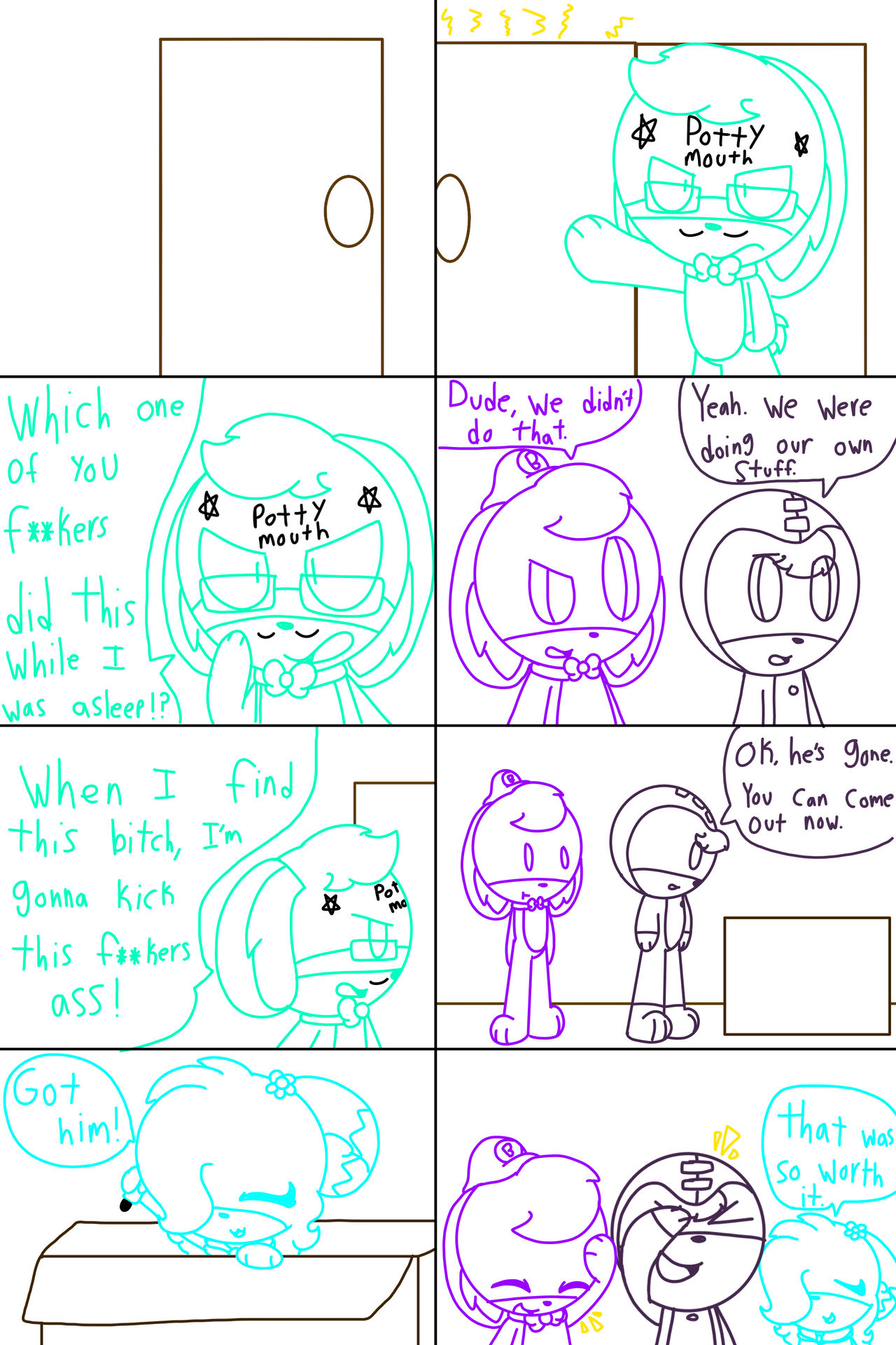 Pranking 39 (comic) by KatietheBearhusky174 on DeviantArt