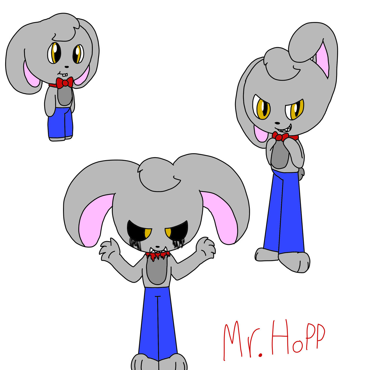 Deviantart Mr Note Mr.Hopp by KatietheBearhusky174 on DeviantArt