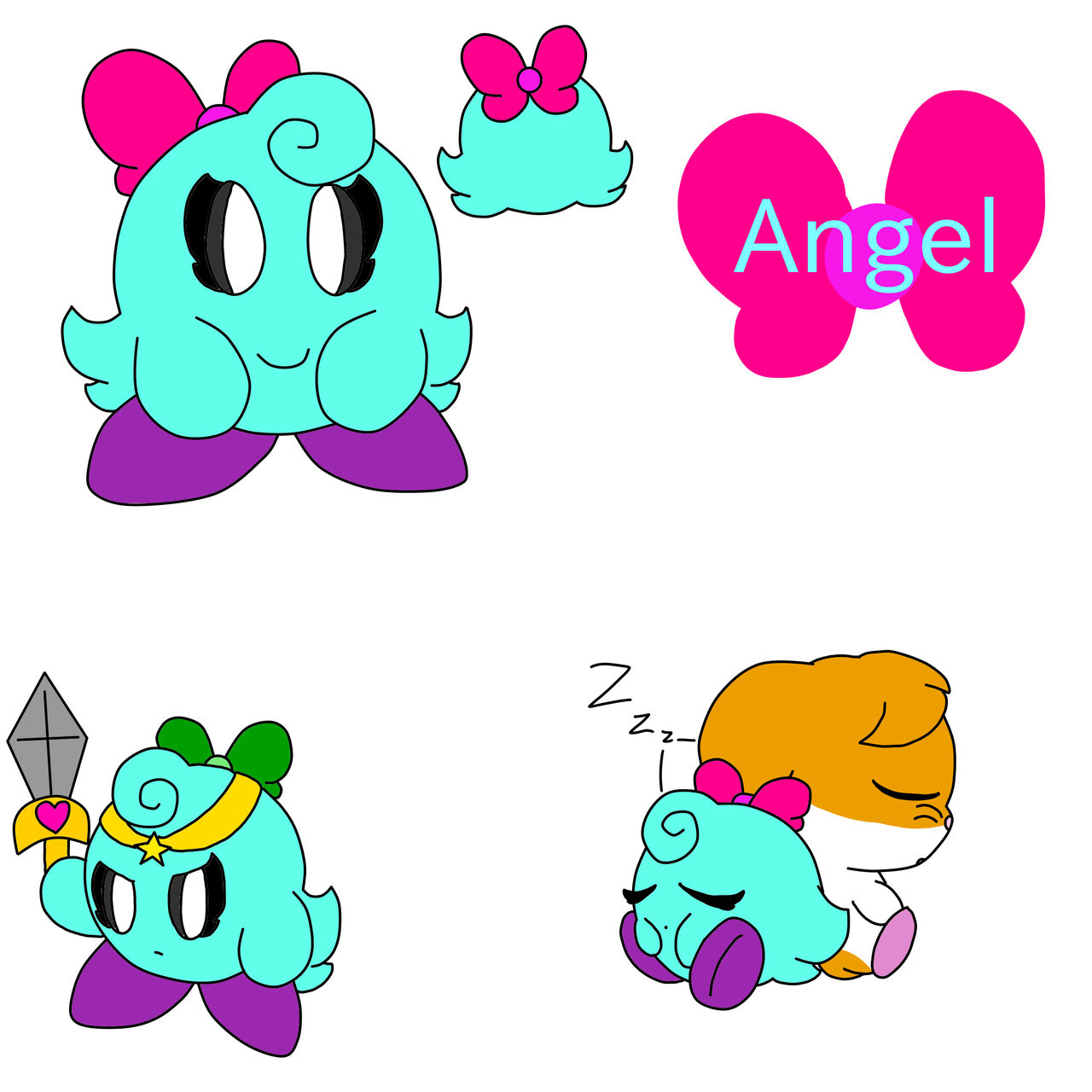 Angel Reference Sheet by KatietheBearhusky174 on DeviantArt