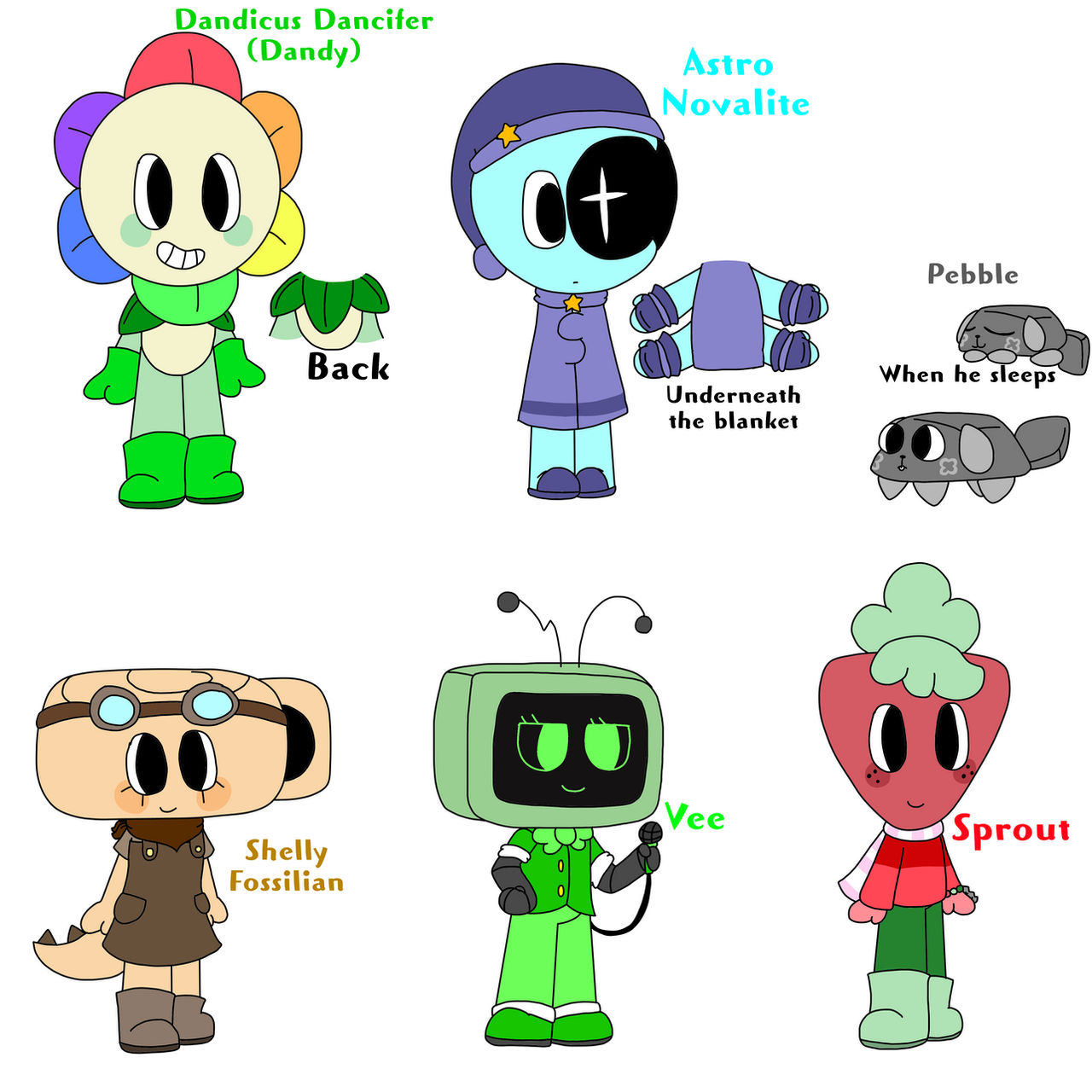 Dandy Unity Dandys World Characters in my art style 1/4 by KatietheBearhusky174 on ...