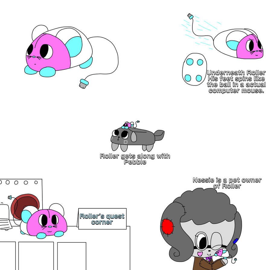 DW Oc: Roller the computer mouse by KatietheBearhusky174 on DeviantArt