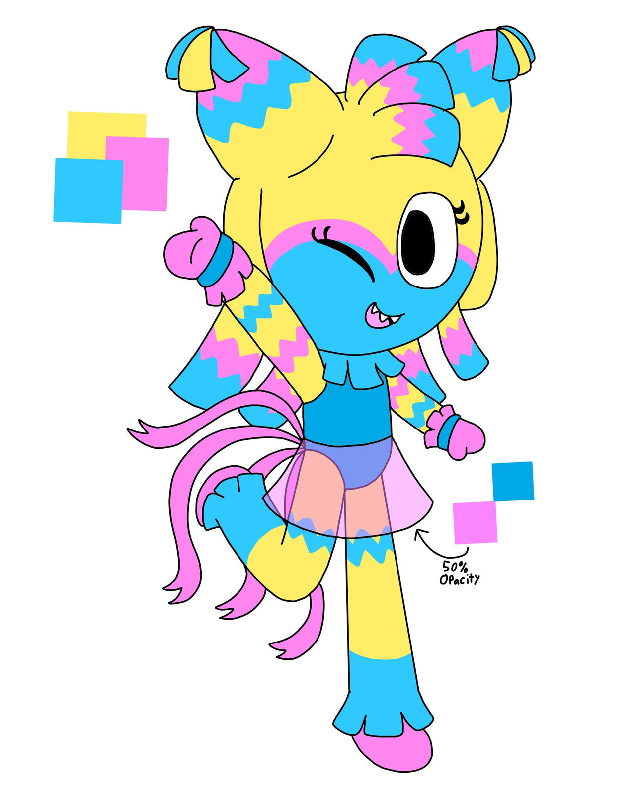 Yatta the Pinata by KatietheBearhusky174 on DeviantArt