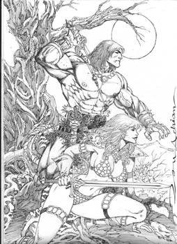 Red Sonja and Conan