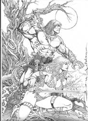 Red Sonja and Conan