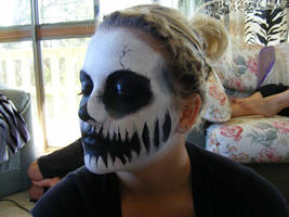 Skull face paint 2