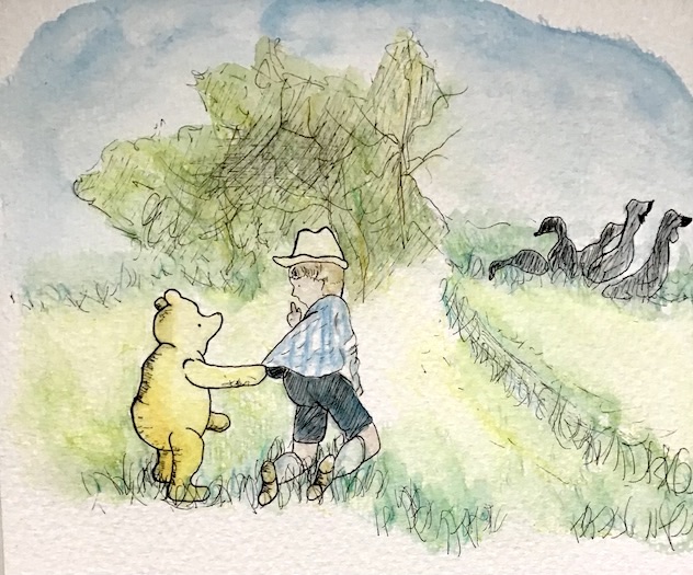 E.H. Shepard Winnie the Pooh Study 185 by I3asti0n on DeviantArt