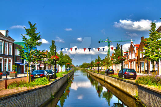 Summer time in a small village in the Netherlands