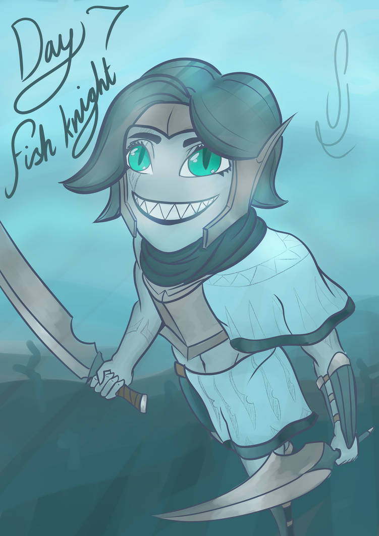 Knightober 2020 Day 07 - Fish Knight by SireLArt on DeviantArt