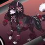 Gothic Devil Doggo Adoptable OTA open