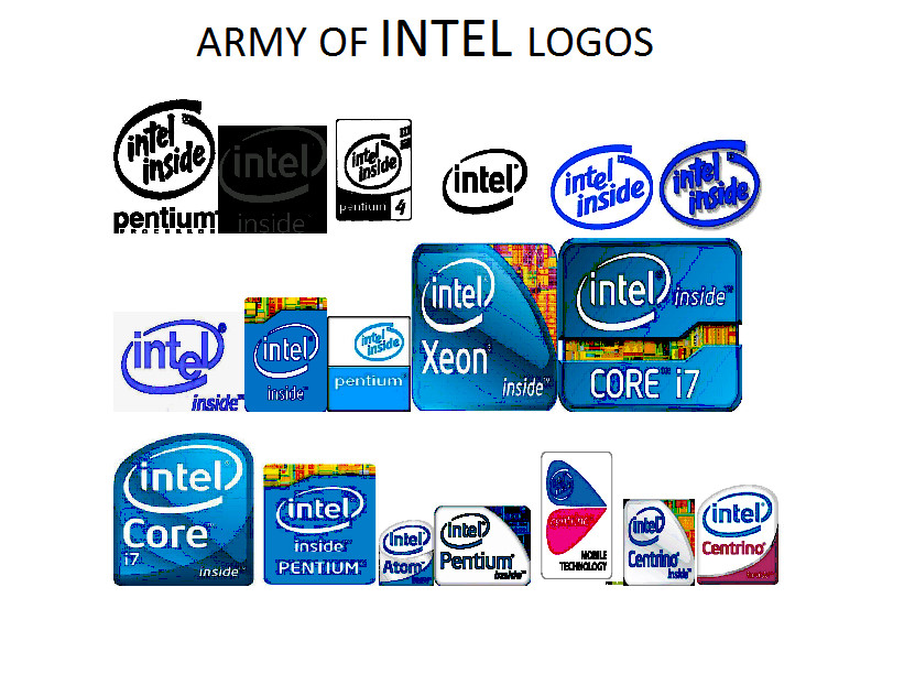 Army Of Intel Logos by MartaPniewska02 on DeviantArt