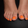 Orange Nails