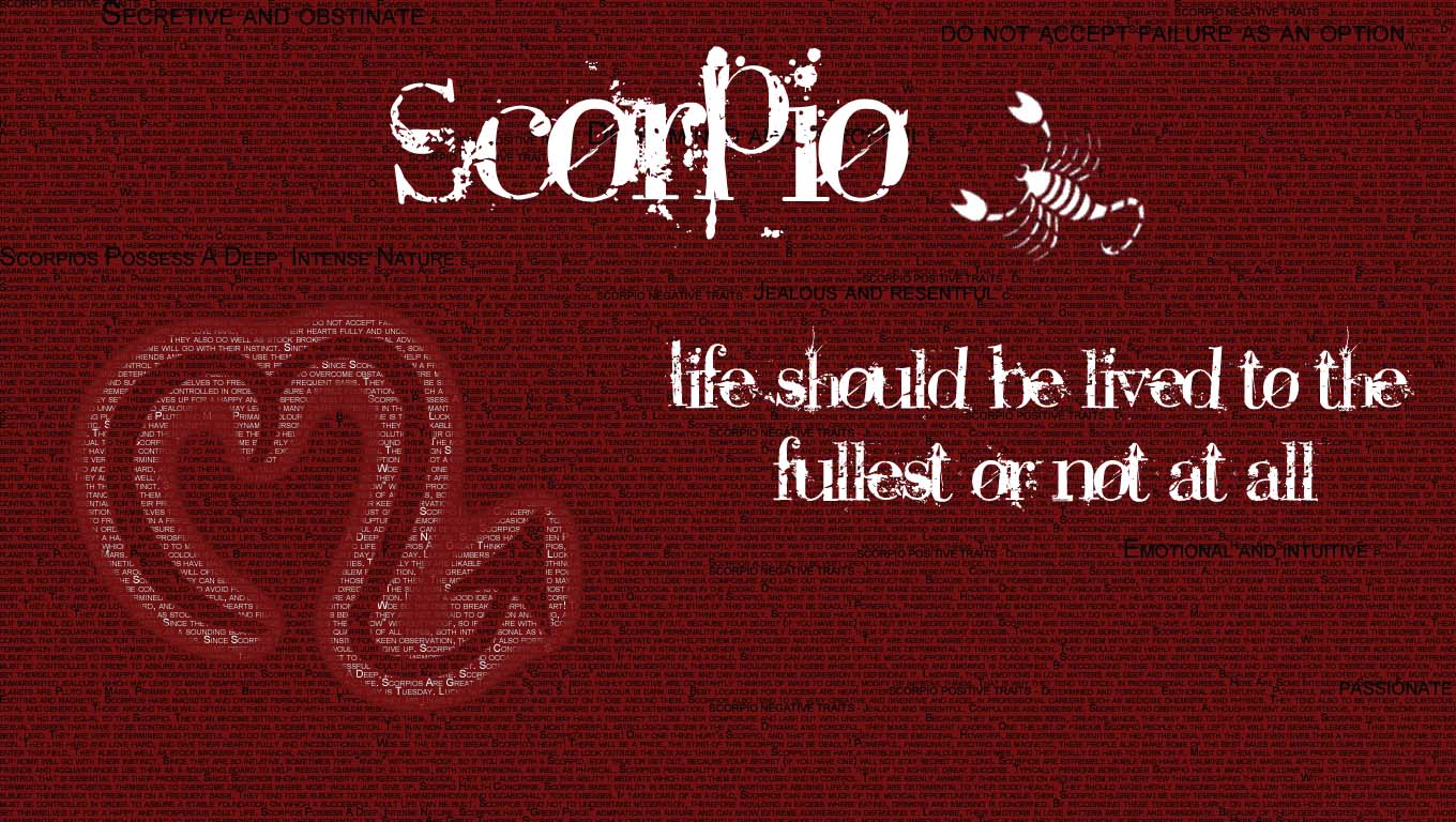 Scorpio Wallpaper by passionfyre on DeviantArt Scorpio Wallpaper by passionfyre on DeviantArt