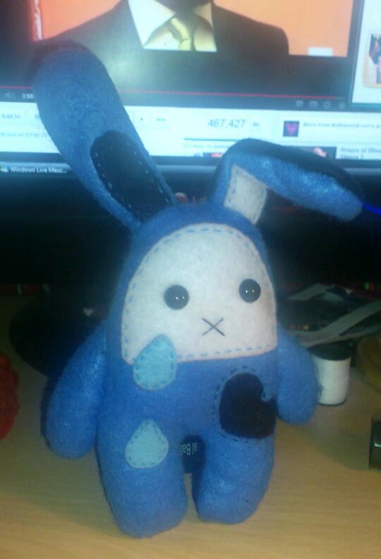 Sad Bunny Plushie