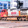BNSF War Bonnet livery locomotive GE C44