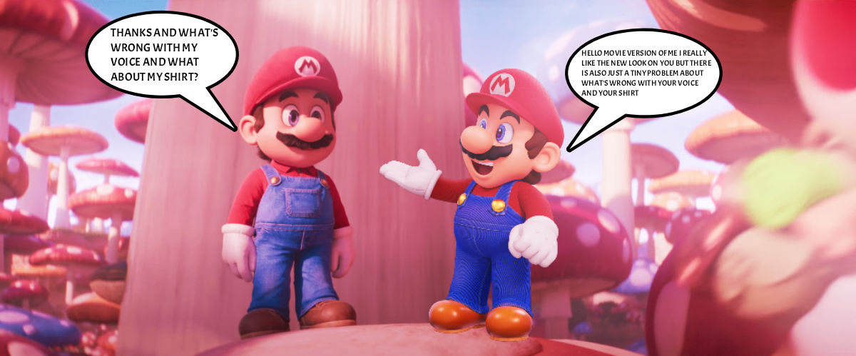 Mario Meets Movie Mario by SamLee25 on DeviantArt