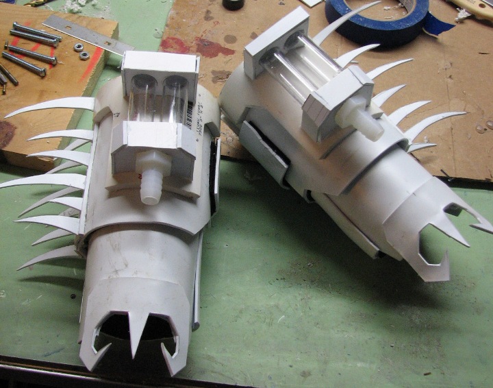 Fire Mando Gauntlets WIP 3