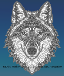 Wolf 3D Paper Art