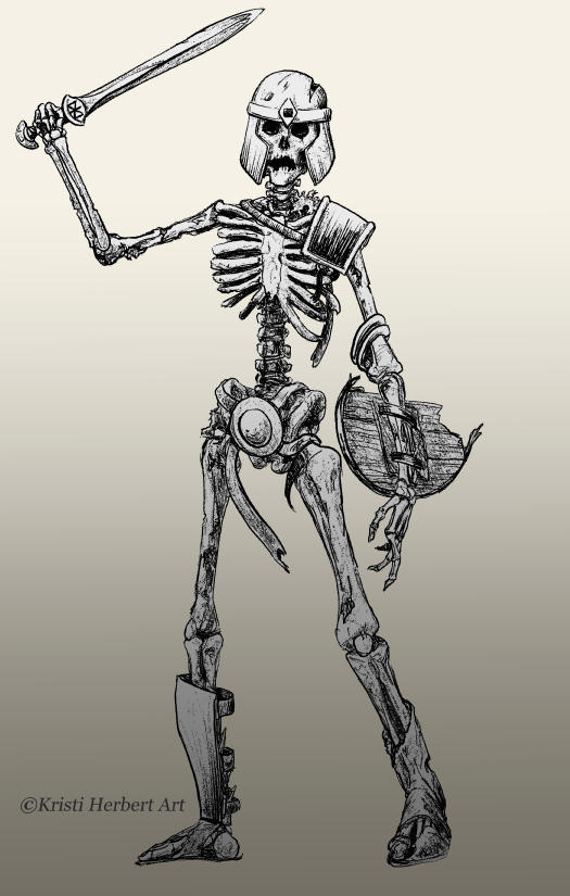 Crumbling Skeleton by Hareguizer on DeviantArt
