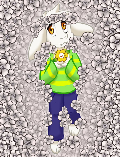 Asriel by VisualDiscord on DeviantArt