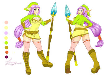 Character Design: Mirna the Elf girl