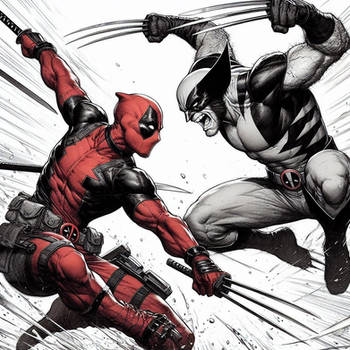 DEADPOOL N WOLVERINE - TEMPLATE PSD by heyitspambi on DeviantArt