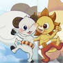 The lamb and the sunny