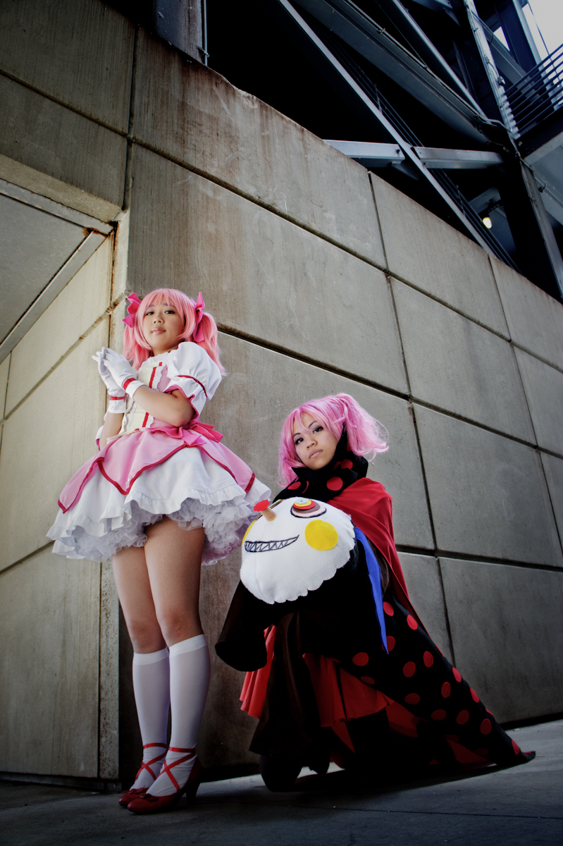 Madoka and Charlotte