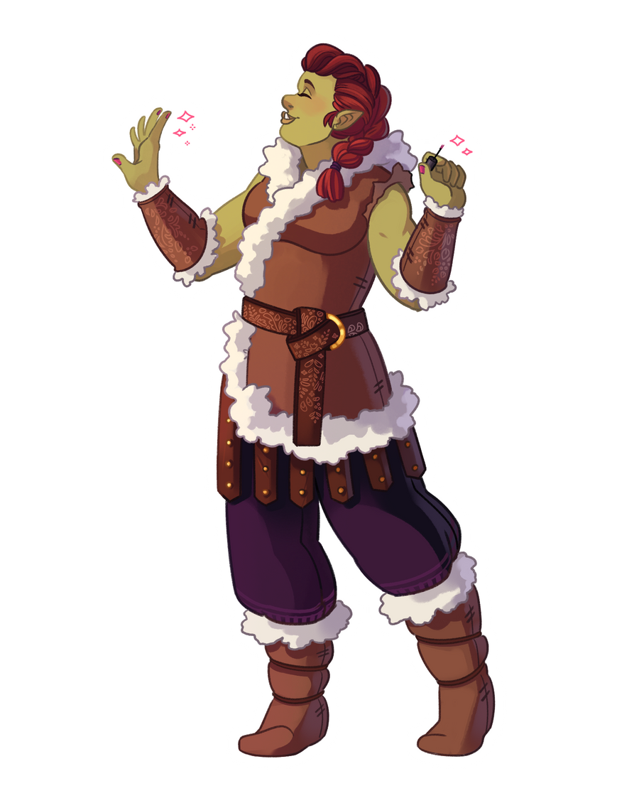 Art Trade - Orc Lady