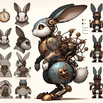 Steampunk Rabbit - Adoptable
