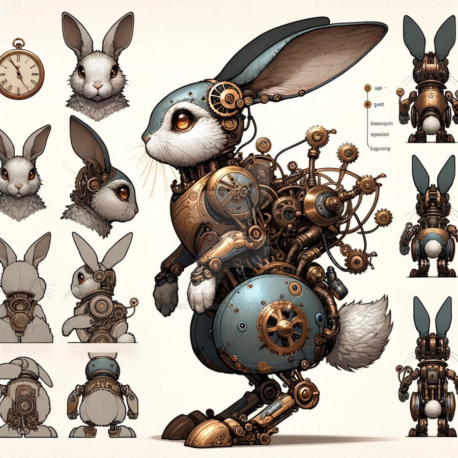 Steampunk Rabbitfolk Steampunk Rabbit - Adoptable by FantasyBust on DeviantArt