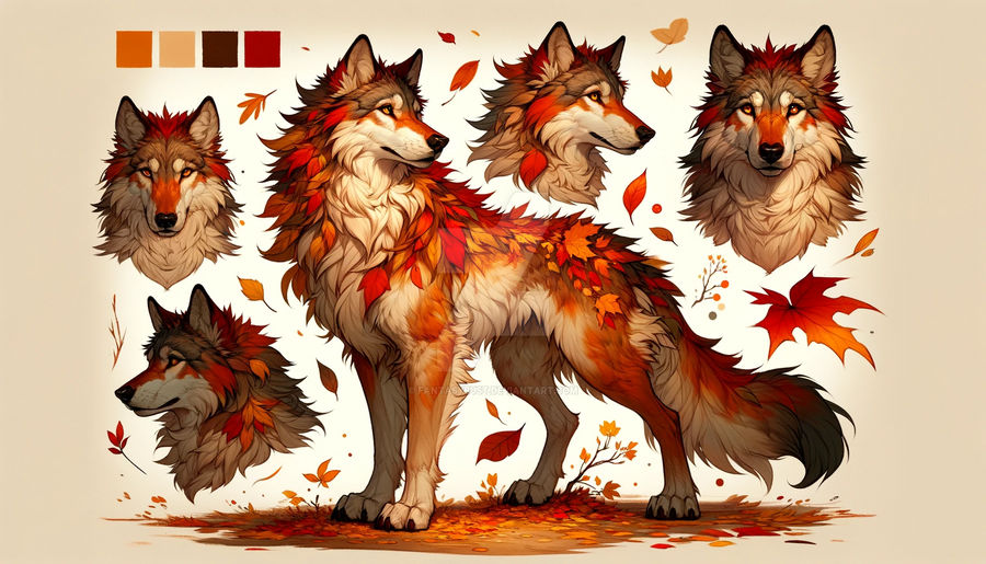 Fantasy Wolf Adoptable - OPEN 0114 by FantasyBust on DeviantArt