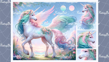 Fantasy Unicorn 0125 - Adoptable OPEN