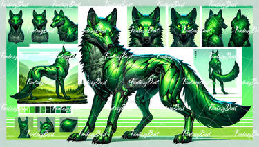 Fantasy Wolf 0128 - Adoptable OPEN