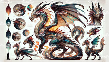 Fantasy Dragon 0209 - Adoptable OPEN