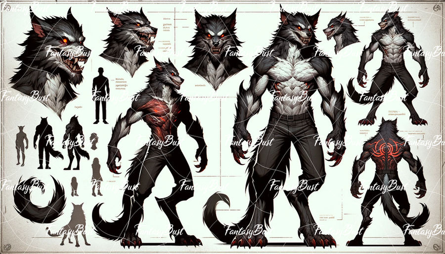Fantasy Wolf 221 - Adoptable OPEN by FantasyBust on DeviantArt