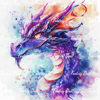 Dragon Portrait 8 - Adoptable OPEN